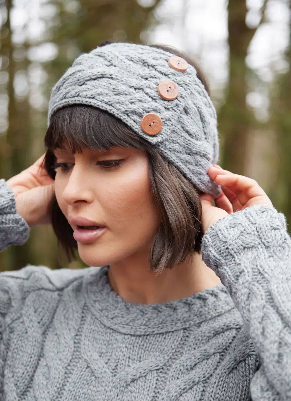 Supersoft Button Headband 